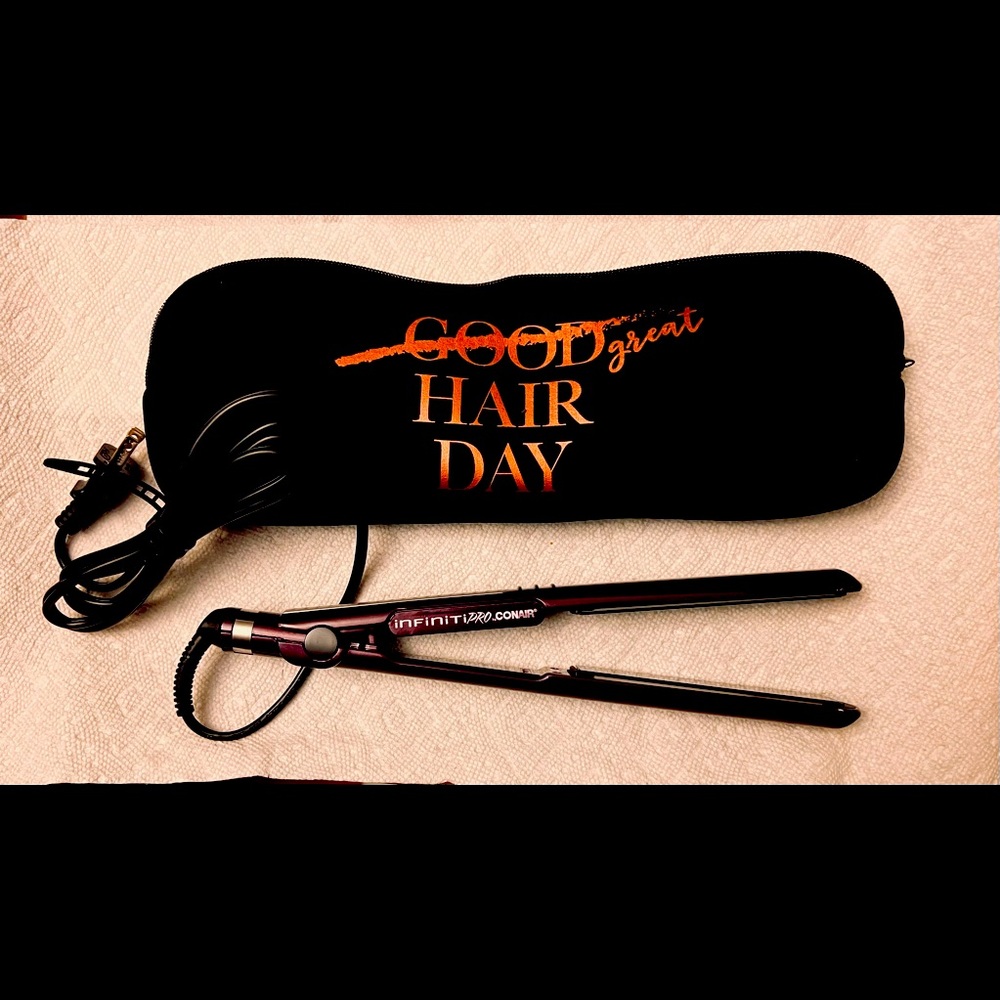 INFINITY PRO by CONAIR Tourmaline Ceramic Flat Iron, 1-inch